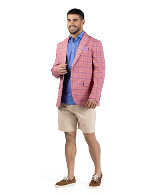 Melange Shadow Plaid Sport Coat