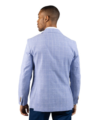 Melange Windowpane Sport Coat