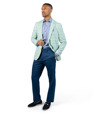 Melange Windowpane Sport Coat