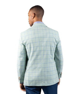 Melange Windowpane Sport Coat