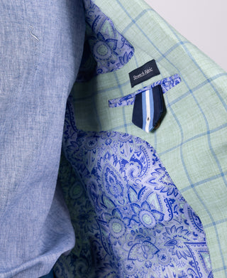 Melange Windowpane Sport Coat