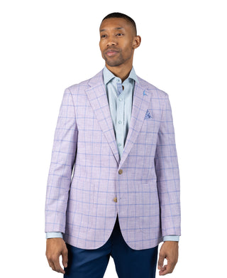 Melange Windowpane Sport Coat