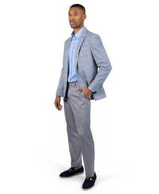 Melange Windowpane Sport Coat