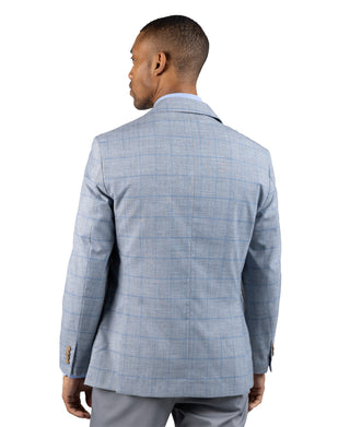 Melange Windowpane Sport Coat