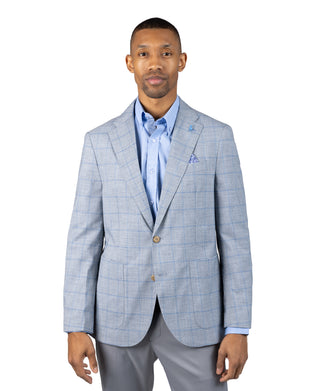 Melange Windowpane Sport Coat