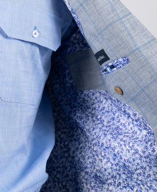 Melange Windowpane Sport Coat