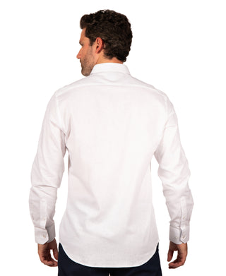 Solid Linen Long Sleeve Shirt