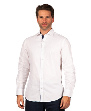 Solid Linen Long Sleeve Shirt