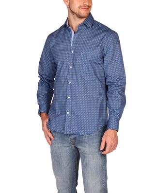 Pattern Play Decorative Geo Sport Shirt