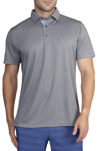 Short Sleeve Melange Modal Polo