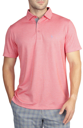 Short Sleeve Melange Modal Polo