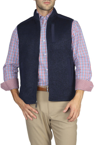 Melange Knit Sweater Vest