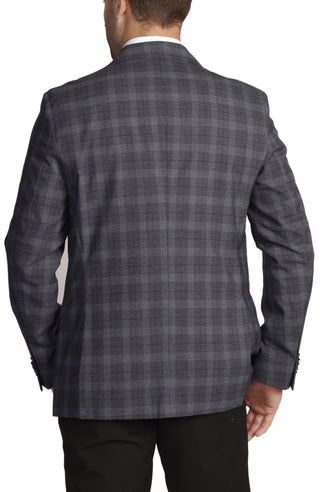 Charcoal Signature Glen Plaid Sport Coat