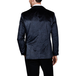 Black Paisley Velvet Sport Coat