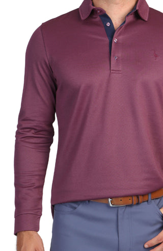 Long Sleeve Modal Polo