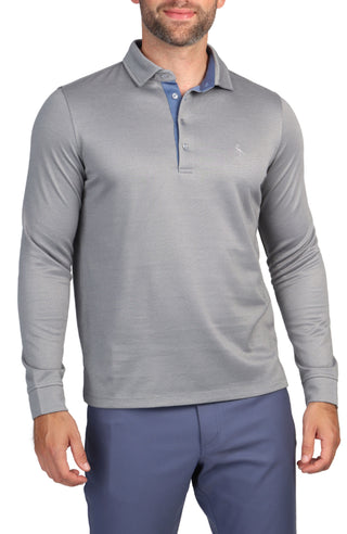 Long Sleeve Modal Polo