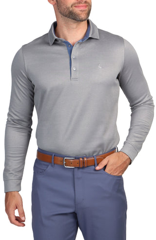 Long Sleeve Modal Polo