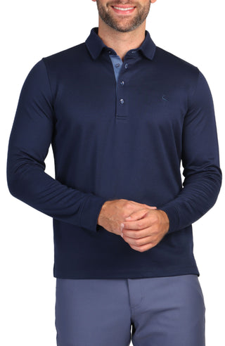 Long Sleeve Modal Polo