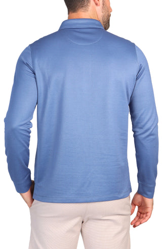 Long Sleeve Modal Polo