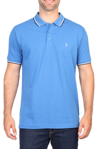 Classic Solid Contrast Pique Polo