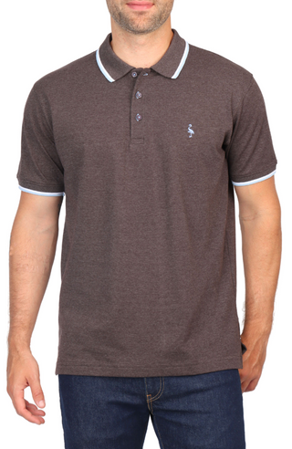 Classic Solid Contrast Pique Polo