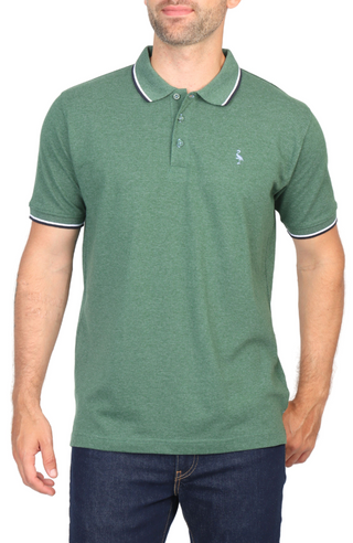 Classic Solid Contrast Pique Polo