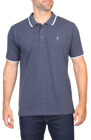 Classic Solid Contrast Pique Polo