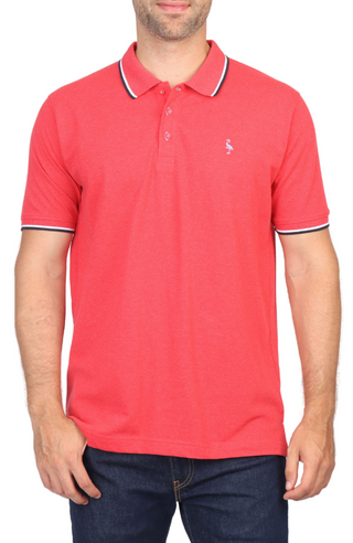 Classic Solid Contrast Pique Polo