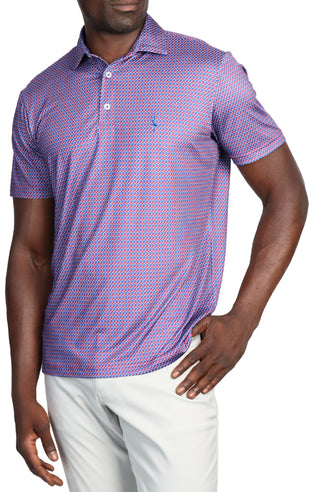 Football Print Performance Polo