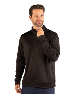 Performance Quarter Zip With Covered Placket