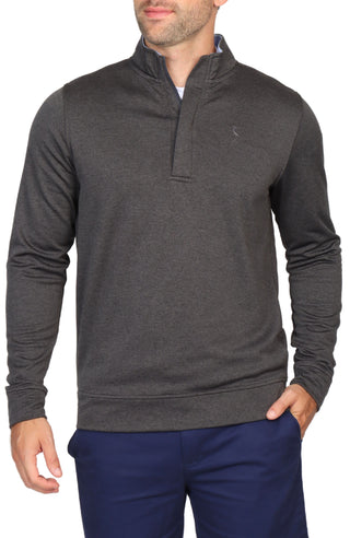 Luxe Textured Performance Quarter-Zip