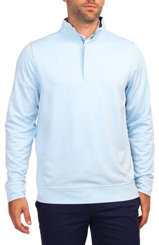 Luxe Textured Performance Quarter-Zip