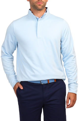 Luxe Textured Performance Quarter-Zip