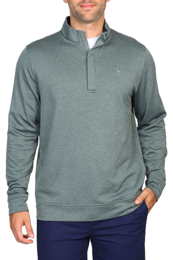 Luxe Textured Performance Quarter-Zip