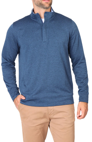 Luxe Textured Performance Quarter-Zip