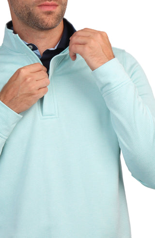 Luxe Textured Performance Quarter-Zip