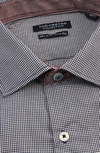 Dobby Mini Gingham Dress Shirt