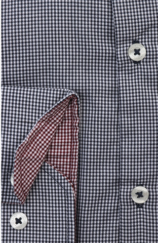 Dobby Mini Gingham Dress Shirt