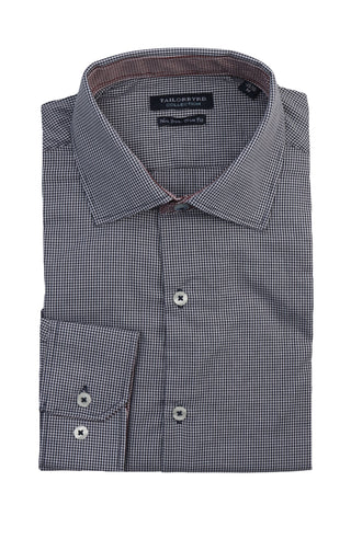 Dobby Mini Gingham Dress Shirt