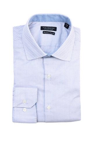 Sky Blue Dobby Dress Shirt