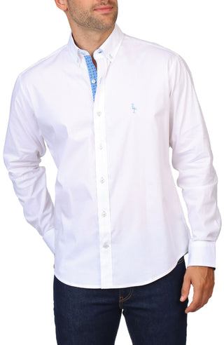 Solid Long Sleeve Sport Shirt