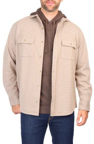 Micro Houndstooth Overshirt