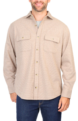 Micro Houndstooth Overshirt