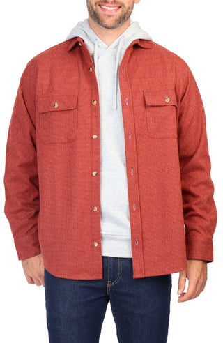 Micro Houndstooth Overshirt