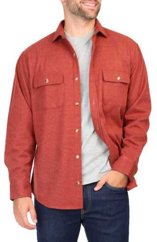 Micro Houndstooth Overshirt