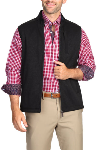 Melange Knit Sweater Vest