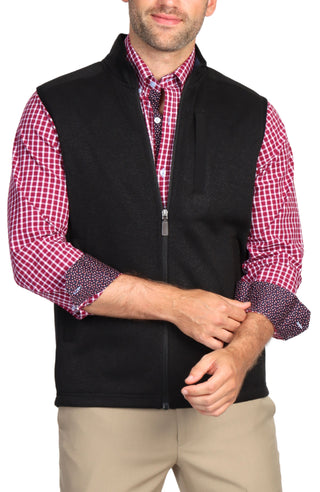 Melange Knit Sweater Vest