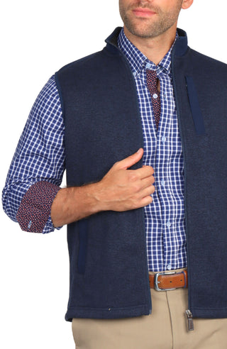 Melange Knit Sweater Vest