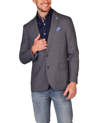 Signature Charcoal Glen Plaid Sport Coat