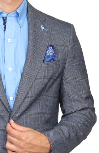 Signature Charcoal Glen Plaid Sport Coat